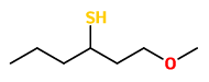  1-methoxyhexane-3-thiol 