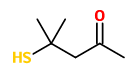 4-mercapto-4-methylpentane-2-one