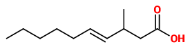  (E)-3-methyl-4-decenoic acid