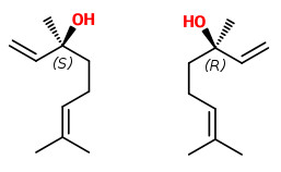 linalool iosmers